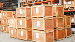 Caisse de transport en bois