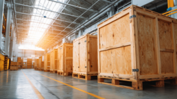 caisse de transport en bois